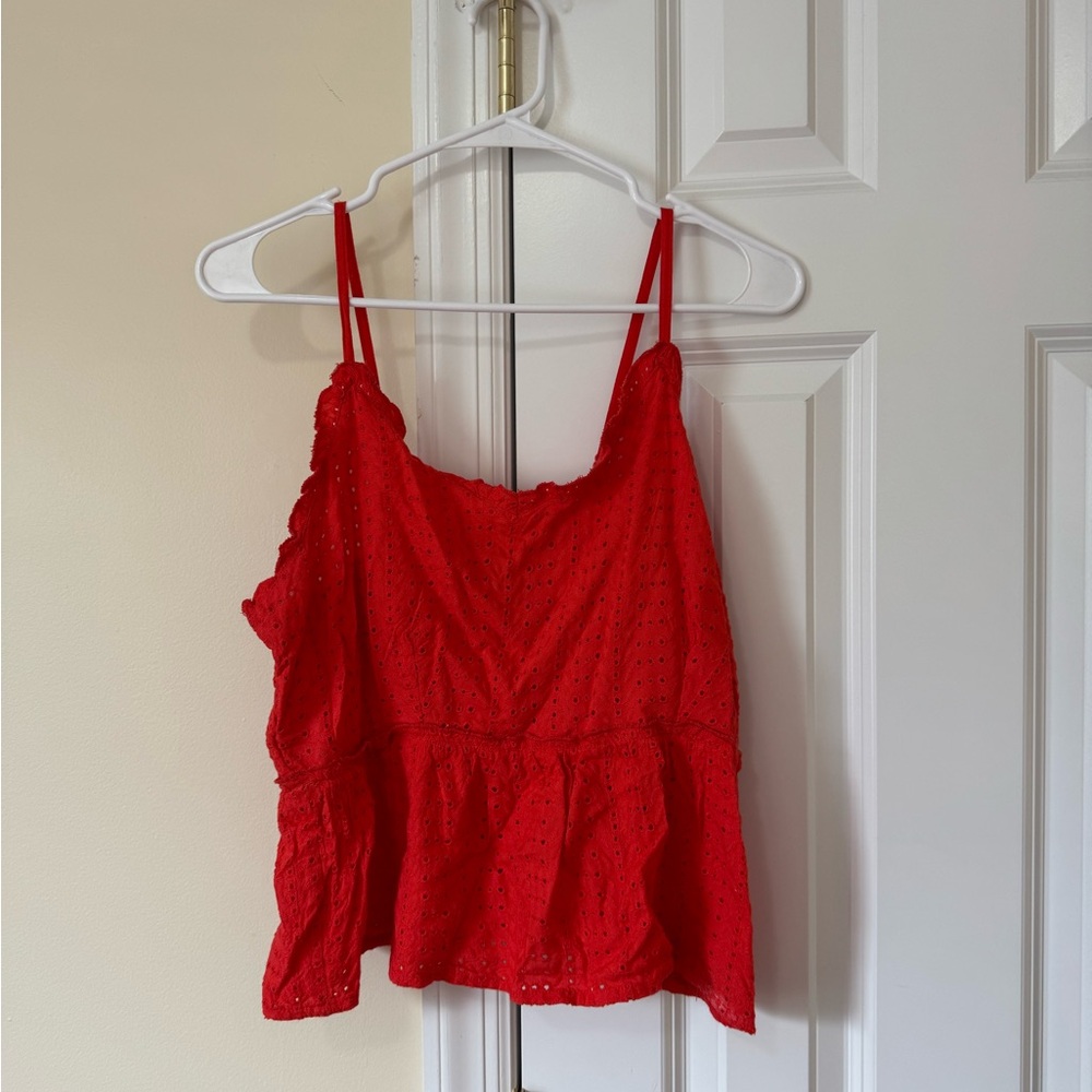 Red Sim & Sam Large Top